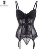 Image of Women Corset Sexy Slim Burlesque Satin Body Shaper Strapless Overbust Plus Size Corset and Bustier  (11)