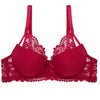 Image of Sexy Push Up Bra B C Cup Lace Bras For Women Bra Adjustment Lingerie Female Bralette Underwear Ladies Big Plus Size Brassiere