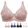 Image of Sexy Push Up Bra B C Cup Lace Bras For Women Bra Adjustment Lingerie Female Bralette Underwear Ladies Big Plus Size Brassiere