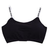 Image of Sexy Push Up Bra For Women Padded Lingerie Bralette Letter Print Sling Underwear Bra Wire Free Intimates Female Underwear