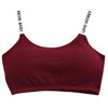 Image of Sexy Push Up Bra For Women Padded Lingerie Bralette Letter Print Sling Underwear Bra Wire Free Intimates Female Underwear