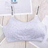 Image of Sexy Push Up Bra For Women Padded Lingerie Bralette Letter Print Sling Underwear Bra Wire Free Intimates Female Underwear