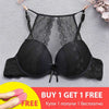 Image of Sexy Push Up Bra Lingerie Femme Transparent Seamless Wireless Bra Intimates Lace Bralette Brassiere Crop Top Bras For Women