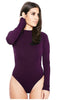 Image of Sexy Romper Women Bodysuit Long Sleeve 2019 Spring New Solid Jumpsuits Club Wear O-Neck Sexy Bottoming Shirt Women Clothings