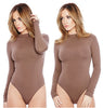 Image of Sexy Romper Women Bodysuit Long Sleeve 2019 Spring New Solid Jumpsuits Club Wear O-Neck Sexy Bottoming Shirt Women Clothings