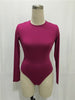 Image of Sexy Romper Women Bodysuit Long Sleeve 2019 Spring New Solid Jumpsuits Club Wear O-Neck Sexy Bottoming Shirt Women Clothings