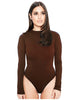 Image of Sexy Romper Women Bodysuit Long Sleeve 2019 Spring New Solid Jumpsuits Club Wear O-Neck Sexy Bottoming Shirt Women Clothings