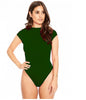 Image of Sexy Romper Women Bodysuit Short Sleeve 2019 Summer New Solid Jumpsuits Club Wear O-Neck Sexy Bottoming Shirt Women Clothings