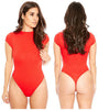 Image of Sexy Romper Women Bodysuit Short Sleeve 2019 Summer New Solid Jumpsuits Club Wear O-Neck Sexy Bottoming Shirt Women Clothings