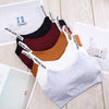 Image of Sexy Seamless Removable Padded Bra Casual Letter Print Bra Fitness Breathable Women Bra