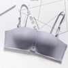 Image of Sexy Strapless Bras For Women Seamless Bra Push Up Bralette Deep-V Brassier Invisible Wire Free Top Underwear Wedding Dress #D