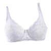 Image of Sexy Underwear 3/4 Cup Minimizer Non Padded Underwire Bras Tow Hook-and-eye Lace Sheer Bra Size 70 75 80 85 90 push up bra