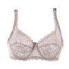 Image of Sexy Underwear 3/4 Cup Minimizer Non Padded Underwire Bras Tow Hook-and-eye Lace Sheer Bra Size 70 75 80 85 90 push up bra