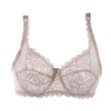 Image of Sexy Underwear 3/4 Cup Minimizer Non Padded Underwire Bras Tow Hook-and-eye Lace Sheer Bra Size 70 75 80 85 90 push up bra