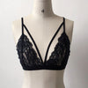 Image of Sexy Underwear Women Sheer Lace Bandage Bra Thin Seamless Wire Free Bralette Breathable Bustier Brassiere Sexy Lingerie Dropship