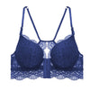 Image of Sexy Women Bra Fashion Front Closure Bras Push Up Bra	B C Cup Lace Bralette Backless Brassiere Soutien Gorge Femme Lingerie