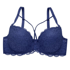 Sexy Women Bra Fashion Front Closure Bras Push Up Bra	B C Cup Lace Bralette Backless Brassiere Soutien Gorge Femme Lingerie
