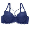 Image of Sexy Women Bra Fashion Front Closure Bras Push Up Bra	B C Cup Lace Bralette Backless Brassiere Soutien Gorge Femme Lingerie