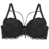 Image of Sexy Women Bra Fashion Front Closure Bras Push Up Bra	B C Cup Lace Bralette Backless Brassiere Soutien Gorge Femme Lingerie