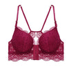Image of Sexy Women Bra Fashion Front Closure Bras Push Up Bra	B C Cup Lace Bralette Backless Brassiere Soutien Gorge Femme Lingerie