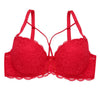 Image of Sexy Women Bra Fashion Front Closure Bras Push Up Bra	B C Cup Lace Bralette Backless Brassiere Soutien Gorge Femme Lingerie