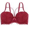 Image of Sexy Women Bra Fashion Front Closure Bras Push Up Bra	B C Cup Lace Bralette Backless Brassiere Soutien Gorge Femme Lingerie