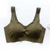 Image of Sexy Women Bras Push Up Gather Bralette Seamless Bra Wire Free Soutien Gorge Femme Comfort Underwear Solid Color Vest Brassiere