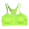 Image of Sexy Women Fitness Butterfly Crop Tank Top Bra Stretch Elastic Seamless Padded Vest Bra Bustier 99  XRQ88