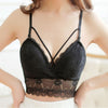 Image of Sexy Women Lace Bralette Bralet Bra Bustier Crop Top Back Cross Bandage Cami Unpadded Tank New Arrival
