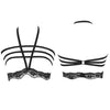 Image of Sexy Women Lingerie Elastic Band Lace Bundled Openwork Sexy Nightclothes Erotic Temptation Sexy Underwear Pajamas Set Porno