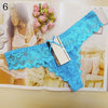 Image of Sexy Women See Through Lace Briefs Knickers G-String Thong Ladies Lingerie Womens Exotic G String Panties Underwear Apparel