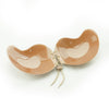 Image of Sexy Women Strapless Push Up Bra Silicone Mango Shape Self-Adhesive Front Bust Sexy breathable invisible bra