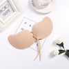 Image of Sexy Women Strapless Push Up Bra Silicone Mango Shape Self-Adhesive Front Bust Sexy breathable invisible bra