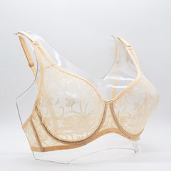 Sexy Womens Bras Lace Sheer Bralette Underwired Unpadded Underwear Ultra-thin See Through Lingerie Brassiere A B C D DD Cup