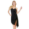 Image of Sexy babydolls robe Irregular Hem Women Lingerie Fashion Lace Nightdress Satin Nightwear Silk Slip Sleepwear Chemises  #1225