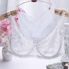 Image of Sexy push up bra briefs set ultra thin sexy bra lingerie set big size Lace Bra Briefs Set Sexy V Neck Plunge u Lace Bra Briefs