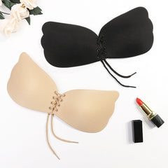 Strapless Adhesive Bra Self Adhesive Nipple Breast Pasties Cover Push Up Bra Reusable Silicone Invisible Lingerie Pad Enhancers