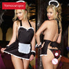Image of Style Sexy Black Cosplay Lingerie Hot Costumes Maid Erotic Dress Babydoll Underwear Sex Clothes Products Porn Porno Langerie