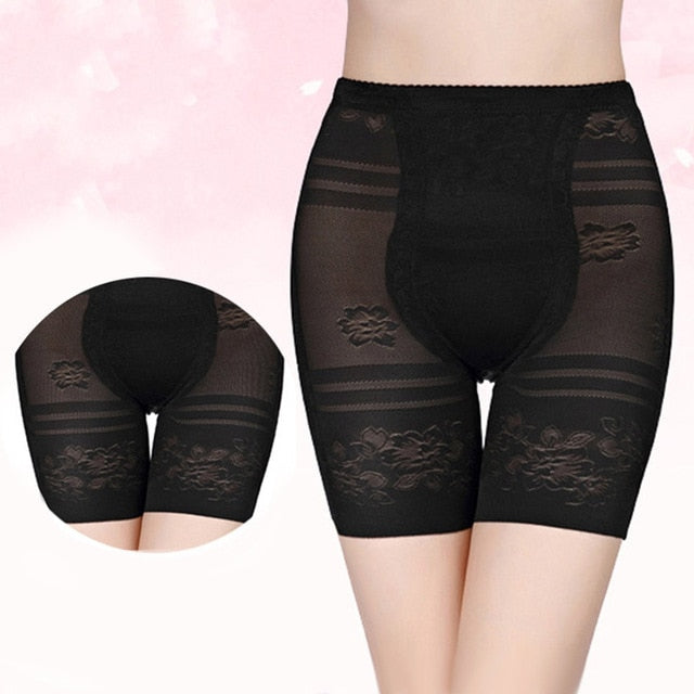 Summer Seamless Women Shorts Lace Pants Lady High Elastic Boyshort Safety Panties  Shorts Plus Size S-5XL Thin Safe Panty