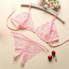 Image of Summer Sexi Women Sexy Lingerie Bra Translucent Bandage Lace Flower Ropa Sexy Cupless Backless Bras White Red Purple Strappy Bra