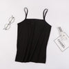 Image of Summer Sexy Camisoles Women Crop Top Sleeveless Shirt Sexy Slim Lady Bralette Padded Tops Strap Skinny Vest Camisole
