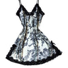 Image of Summer Women Sleepwear Silk Nighty Nightdress Sexy Lingerie Nightgown Lady Off Shoulder Nightwear Female Night Home Cloth Dress