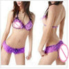 Image of +T-pant three point micro bikini open cup bra sexy underwear sexy lingerie NEW 2015 erotic lingerie