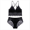 Image of TERMEZY 2019 New Fashion Women Velvet Bra set Underwear broad-brimmed lace brassiere wireless Lingerie Soft Trim bralette set