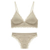Image of TERMEZY New Stripes Cotton Underwear Set Fashion Bra Set Sexy Lingerie Romantic Temptation bralette top Women Underwear Black