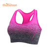 Image of THUNSHION Sports Bra High Stretch Breathable Top Fitness Women Padded for Running Yoga Gym Seamless Crop Bra Gradient Sport Bra