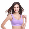 Image of Thunshion Womens Lace Sports Bra Breathable Widened Shoulder Straps Impact Sport Bra for Running Yoga Gym With U design