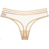 Image of Transparent Mesh Underwear Women Solid Low-Rise Hot Sexy Panties Women Thongs And G String Femme Breathable Seamless Panties