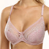 Image of Trufeeling Sexy Women Underwired Bralette Embroidery Sheer Lace Bra Lingerie Cotton Padded See Through Brassiere Bh 34C 36C 38C