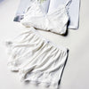 Image of Two Piece Cotton Pajama Set Sexy Lace Top And Shorts Pyjamas Spaghetti Strap Sleepwear High Elastic Pijama Nightie Home Clothes